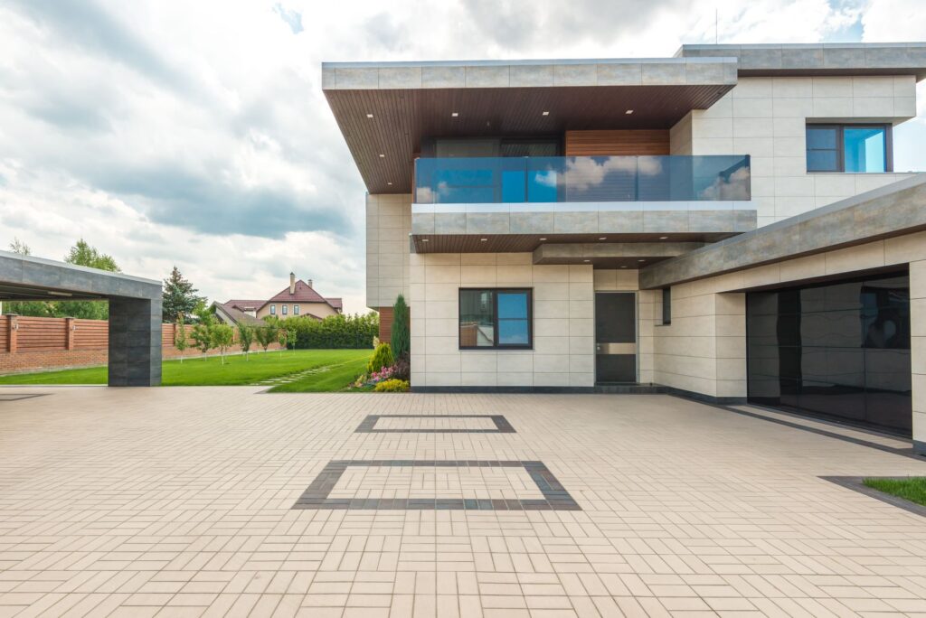 Your Guide to a Driveway Cleaner Limestone Creek FL Homeowners Trust 2 before and after concrete driveway cleaning result in Marion County Florida