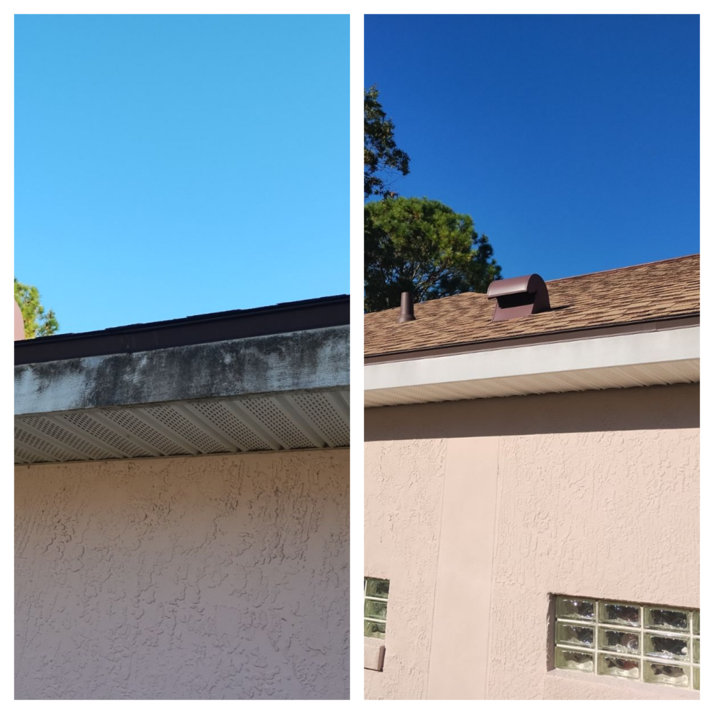 Limestone Creek FL Gutter Cleaning: Your 2026 Clog-Free Guide 2 before and after gutter cleaning service comparison Ocala area home