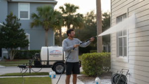 house power washing near me technician soft washing Ocala home siding