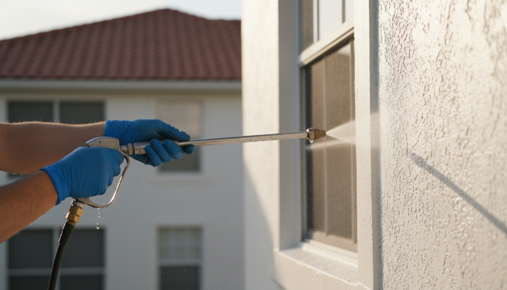 Multi Family Pressure Washing in Ocala: What Property Managers Need to Know 3 house pressure washing near me search result showing Ocala condo exterior cleaning